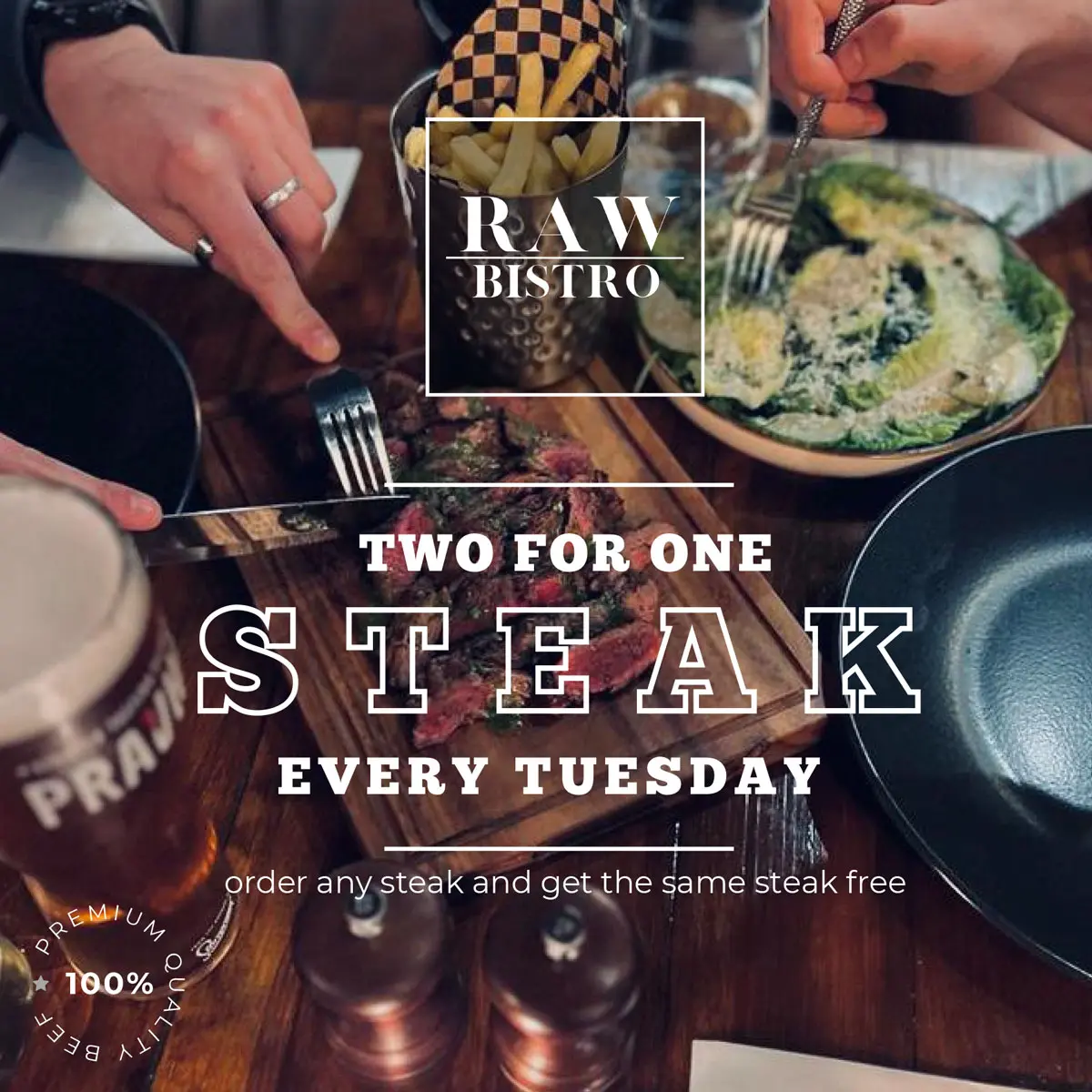 Two For One Steak Tues Special copy